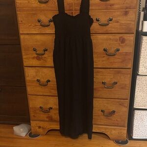 Old Navy Black Midi Dress